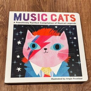 Music Cats Illustrated Book - Whimsical Musical Legends